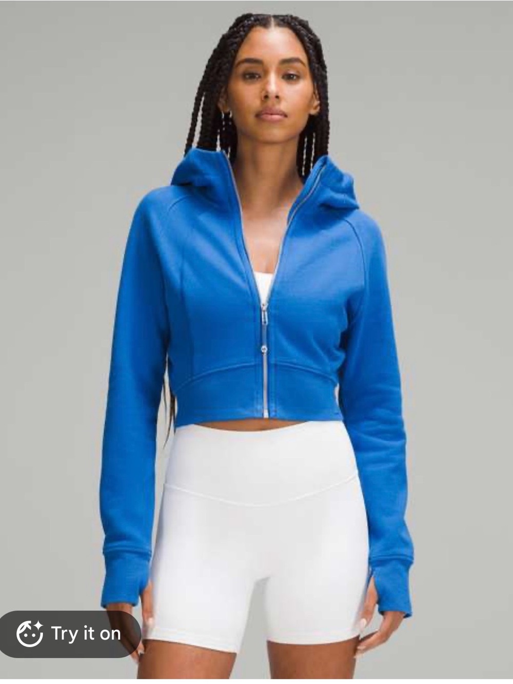Lululemon Scuba Full-Zip Cropped
Hoodie